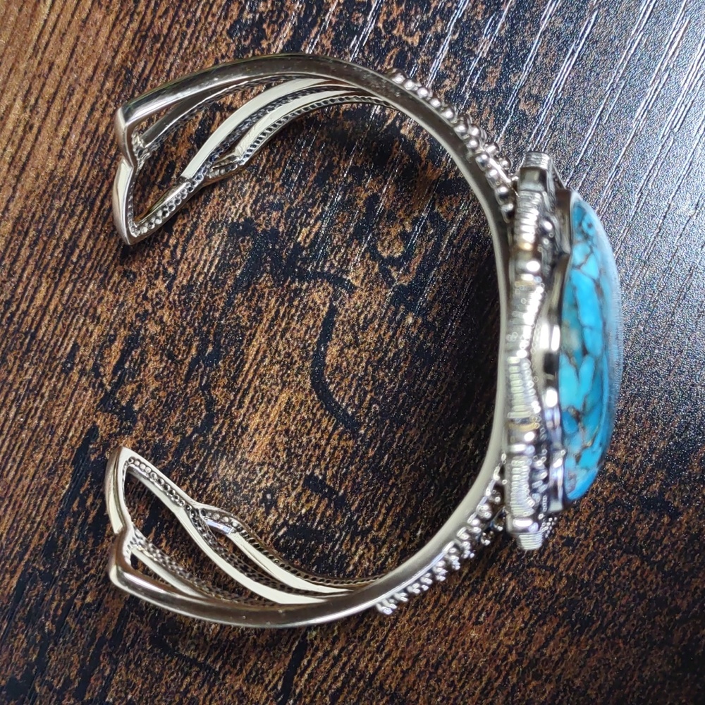 Studio Barse Turquoise Cuff Bracelet - Picture 6 of 8